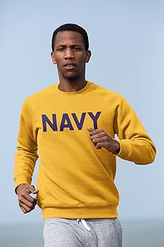 Amazon.com: Military Gear Navy Training PT Crewneck